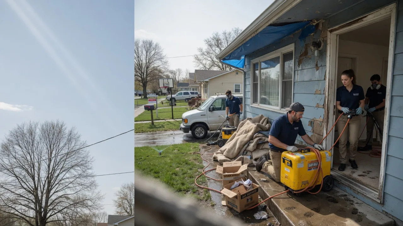 Basement Flood Cleanup in Blaine, MN near me